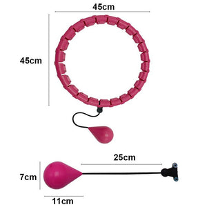 Adjustable Abdominal Exercise Massage Hoops in 2 Colors_2